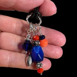 University of Florida-Gators Beaded Charm Necklace